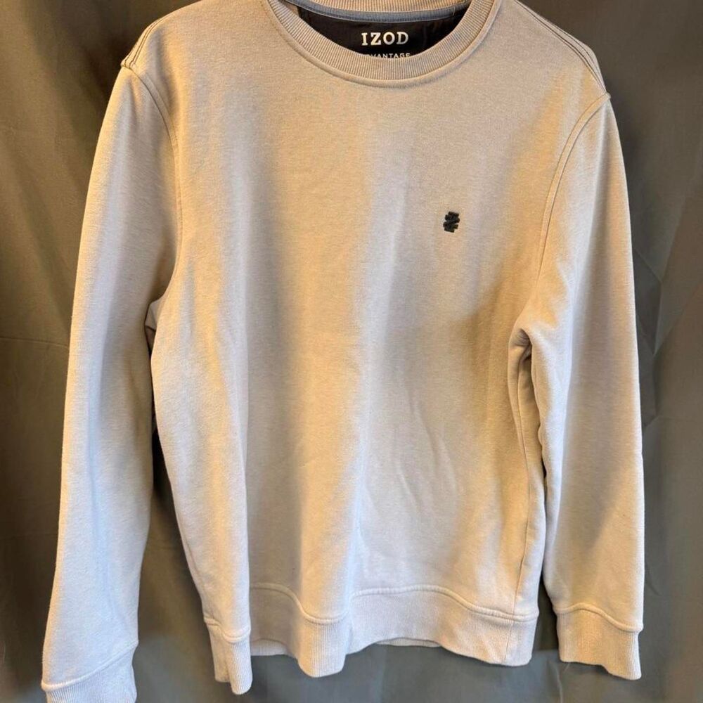 Izod Men's Cream and Tan Sweatshirt
